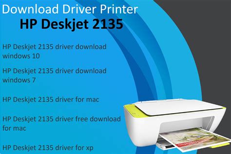 HP DeskJet 2135 Scanner Driver and Software