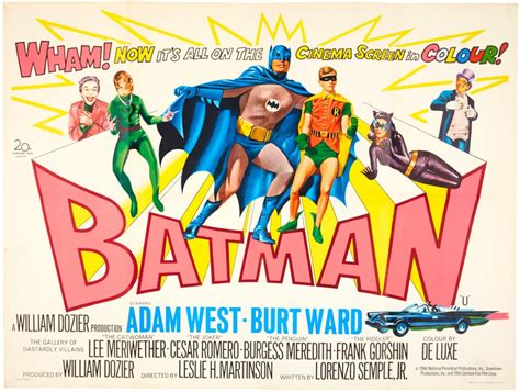 Batman (1966) UK Movie Poster – Brian.Carnell.Com