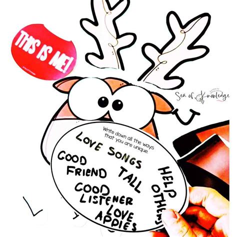 Rudolph the Red Nosed Reindeer Craft [Name and Social Skills]