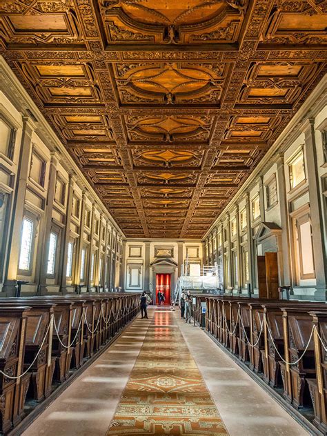 The Laurentian Library in Florence, Italy