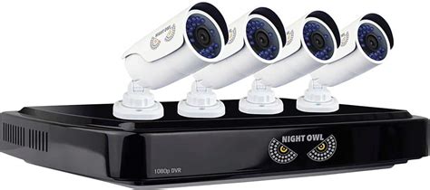 Best Buy: Night Owl 8-Channel, 4-Camera Indoor/Outdoor Wired 1080p 1TB DVR Surveillance System ...