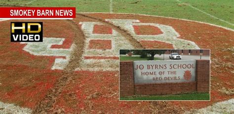 Jo Byrns High School Football Field Vandalized