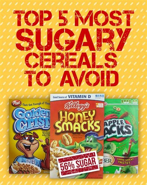 Top 5 Most Sugary Cereals To Avoid