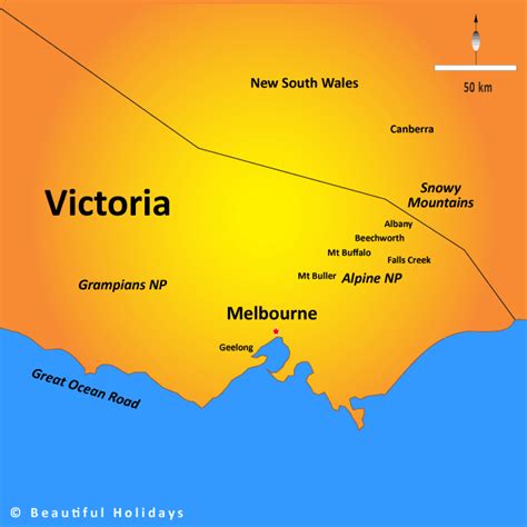 Australian Alps Map