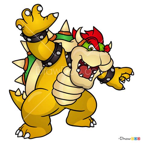 How to Draw Bowser, Super Mario