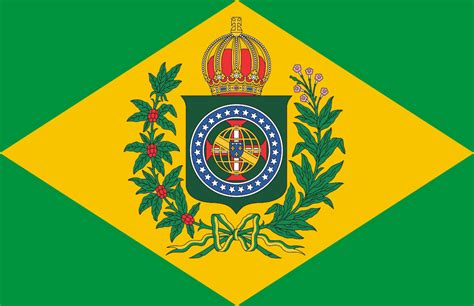 Flag of the Brazilian Empire if it were restored nowadays : r/vexillology