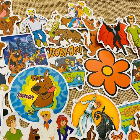 Scooby Doo Scooby Stickers Pack for Laptop Car Decal Macbook | Etsy