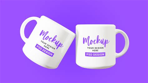 3D Rendering Mug Mockup PSD 22653650 PSD