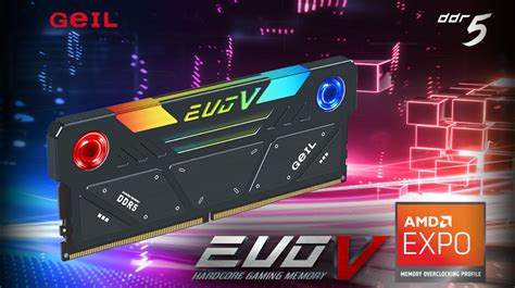 GeIL unveils EVO V + Polaris AMD EXPO Edition DDR5 RAM + RGB lighting