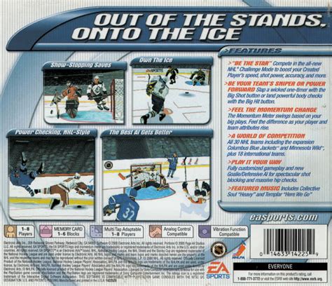 NHL 2001 boxarts for Sony Playstation - The Video Games Museum