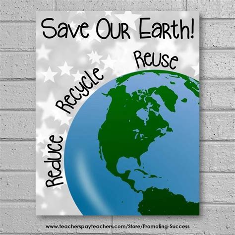 Environmental Science Classroom Decor Sign Recycling Reduce, Reuse ...