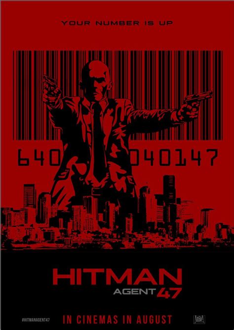 HITMAN AGENT 47 MOVIE POSTER | Hitman, Agent 47, Hitman agent 47