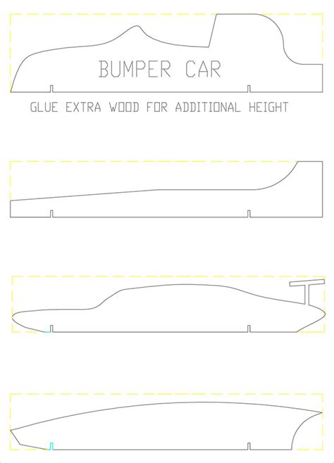 Pinewood Derby Free Printable Template - Printable Templates Free