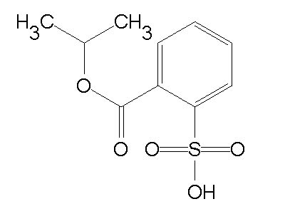 2-isopropoxycarbonyl-benzenesulfonic acid - C10H12O5S, density, melting point, boiling point ...