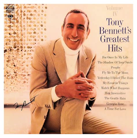 Tony Bennett - Greatest Hits, rock star gallery, signed albumsROCK STAR ...