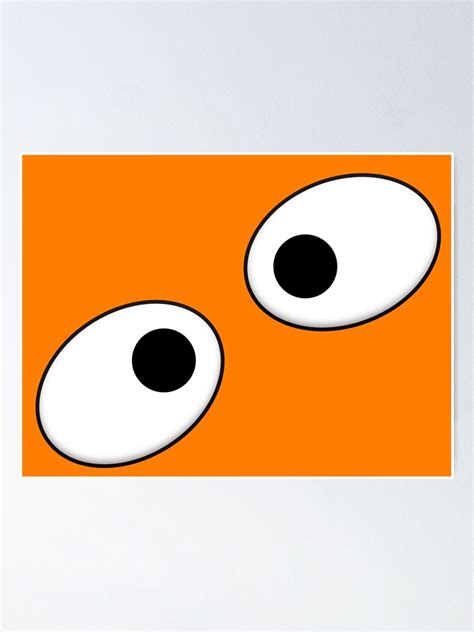 "Oval Cartoon Eyes" Poster by unsweetea | Redbubble