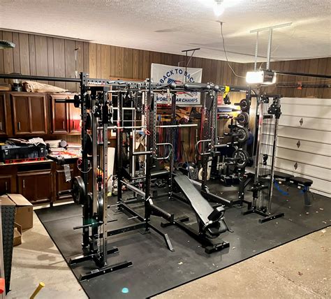 Garage gym setup 2.0 : r/homegym