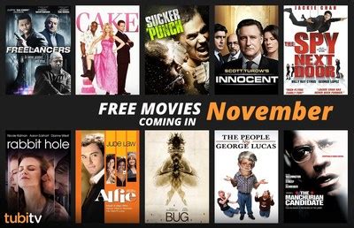 Tubi TV's Full List of November Movies & TV Arrivals | Tubi