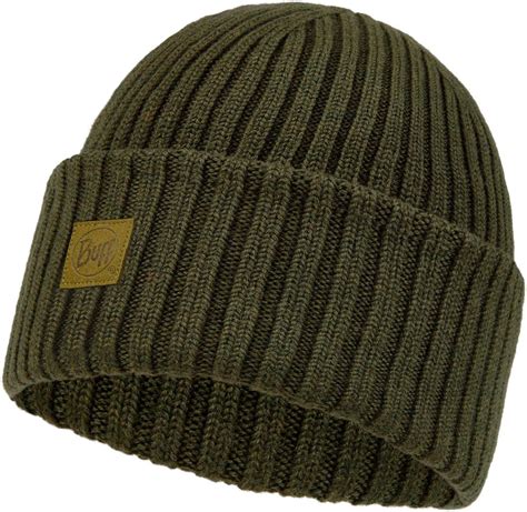 Buff Merino Wool Knitted Hat Ervin Forest Bonnets : Snowleader