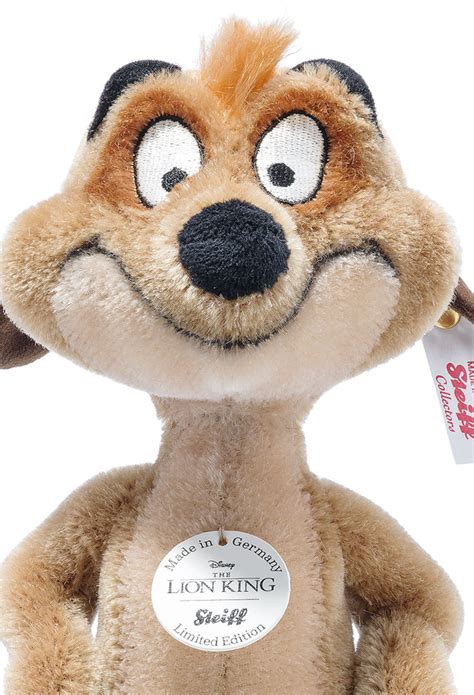 Timon Meerkat, Disney Lion King EAN 355509 by Steiff at The Toy Shoppe