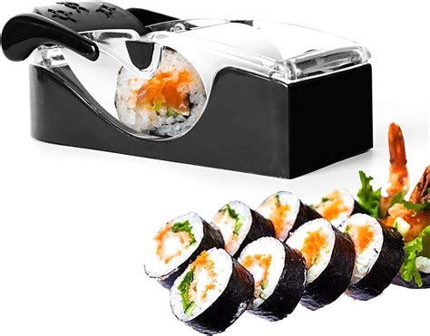 Amazon.com: Sushi Maker Roller Equipment Perfect Roll Sushi Machine DIY Easy Kitchen Magic ...