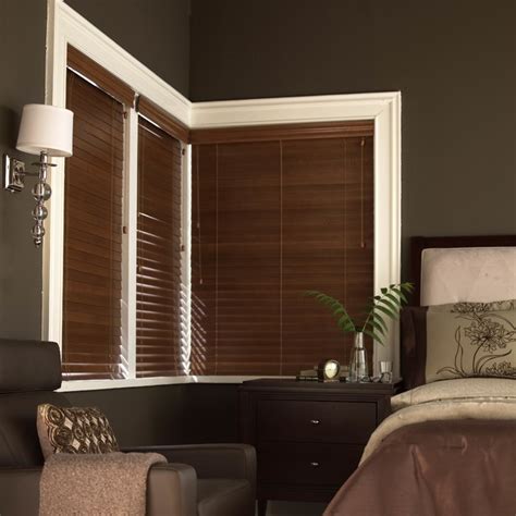 Blinds.com 2" Deluxe Wood Blinds - Contemporary - Bedroom - Houston ...