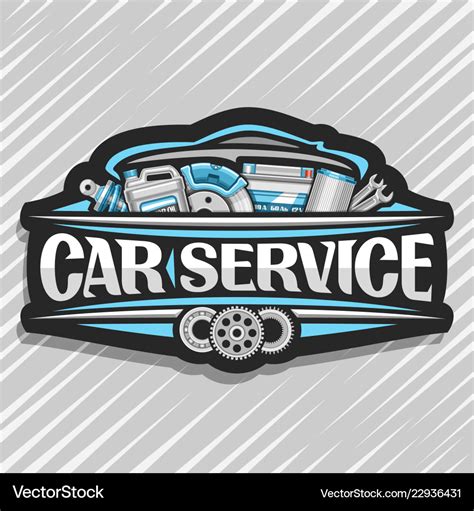 Logo for car service Royalty Free Vector Image