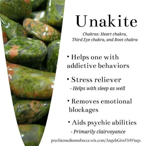 Unakite crystal meaning | Spiritual crystals, Crystal healing stones, Reiki crystals