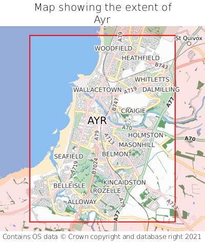 Where is Ayr? Ayr on a map