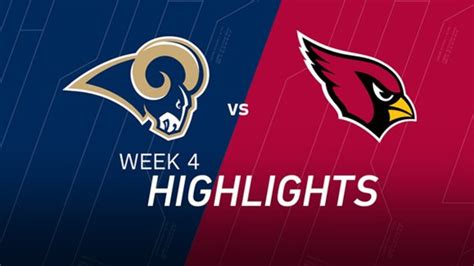 Week 4: Rams vs. Cardinals Highlights