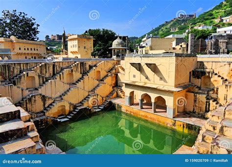 Panna Meena Ka Kund Destination In Jaipur Stock Photography ...