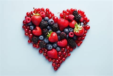 Heart Berries on Yellow Images Creative Store - 124817