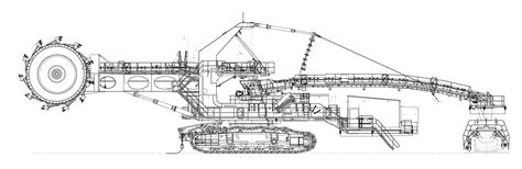 Bucket Wheel Excavator Diagram