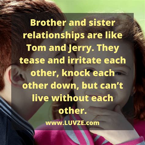 135 Cute Brother Sister Quotes, Sayings and Messages