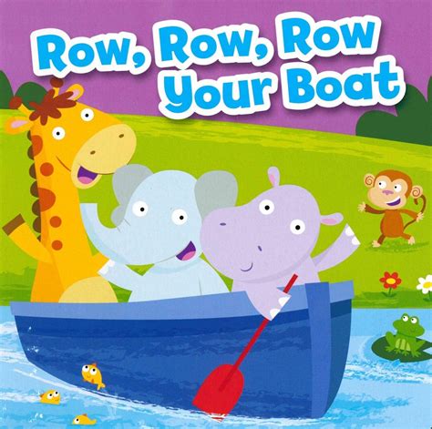 Row, Row, Row Your Boat (Board Book) | Board books, Boat, Bilingual book