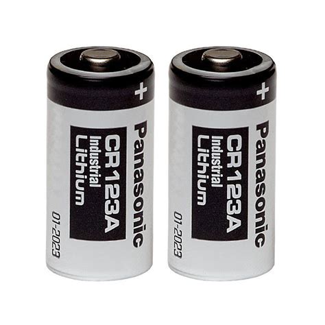 Panasonic CR123A 3V Lithium Batteries - 2/Pack | LSC