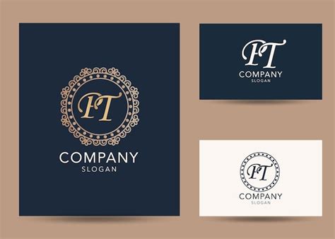 Premium Vector | Modern monogram initial letter pt logo design template