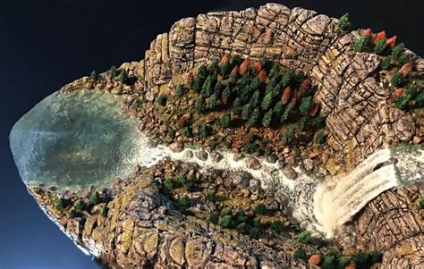 Model Waterfall/Cave | Diorama, Christian messages, Waterfall