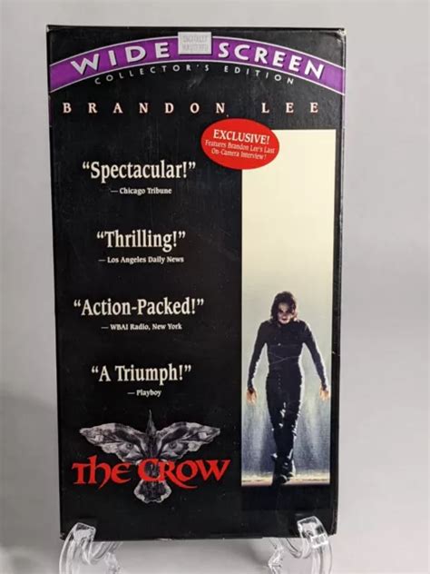 THE CROW. (VHS, 1995). Miramax Films. Brandon Lee . Clean and Tested $19.95 - PicClick CA