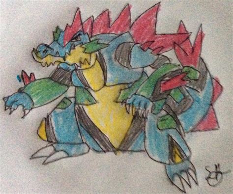 Mega Feraligatr by Sebbysoccer on DeviantArt