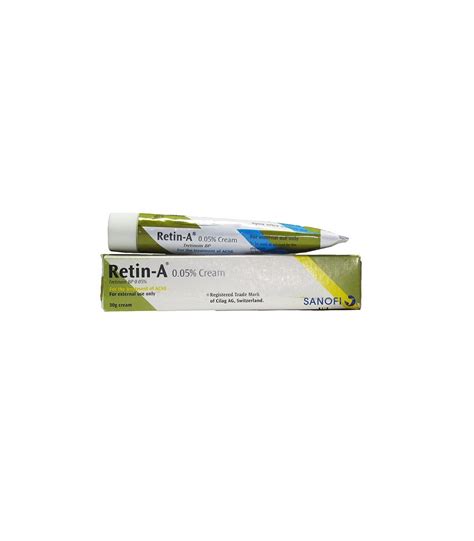 Retin-A Tretinoin 0.05% Cream - 15g | m-Medix.com