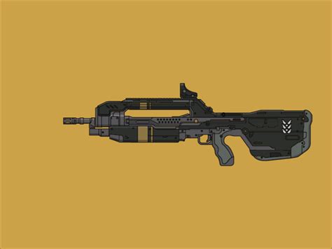 Battle Rifle Animation by Jake O'Connell on Dribbble
