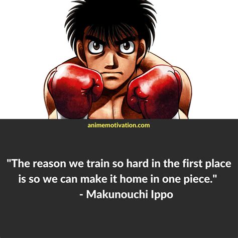 The 17+ Greatest Hajime No Ippo Quotes For Boxing Anime Fans | Sprüche zitate, Zitate, Motive