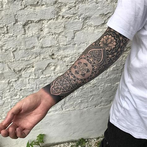 beautiful mandala tattoo #Mandalatattoo | Geometric sleeve tattoo, Mandala tattoo sleeve ...