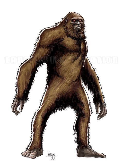 Full scan, my color Sasquatch art, Copics and colored pencils. : r/bigfoot