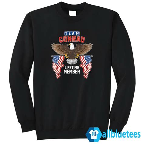 Team Conrad American Eagle Shirt | Allbluetees.com