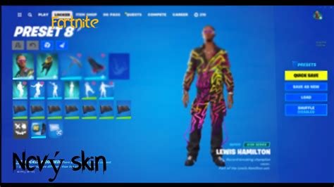 Fortnite Nový skin F1 driver - YouTube