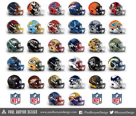 My Take on NFL Concept Helmets - Album on Imgur | Diseño de casco, Nfl, Casco de futbol americano