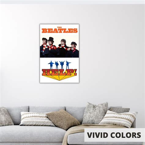 Help! - Movie Poster, The Beatles music poster - 11x17" Wall Art | eBay