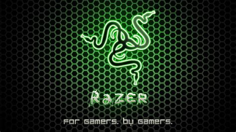 Green White Lighting Razer Logo In Hexagon Background Razer, HD ...